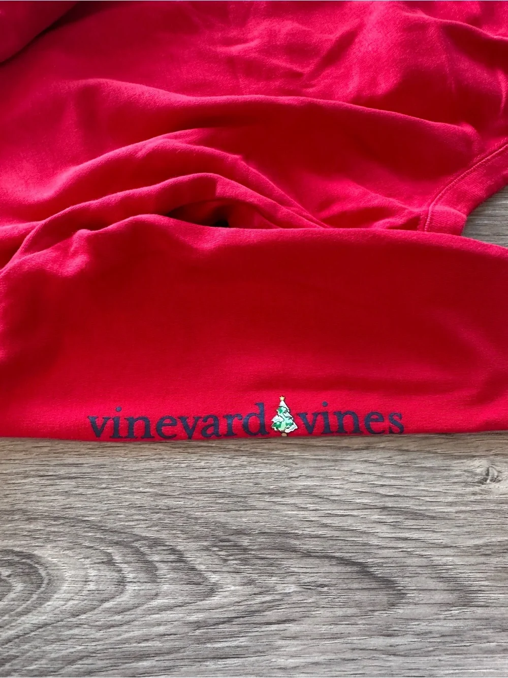 Vineyard Vines Red 'Merry Christmas' Baby Onesie - 12-18 Months - EUC